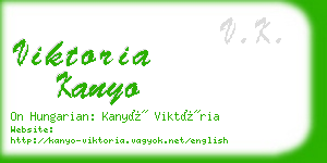viktoria kanyo business card